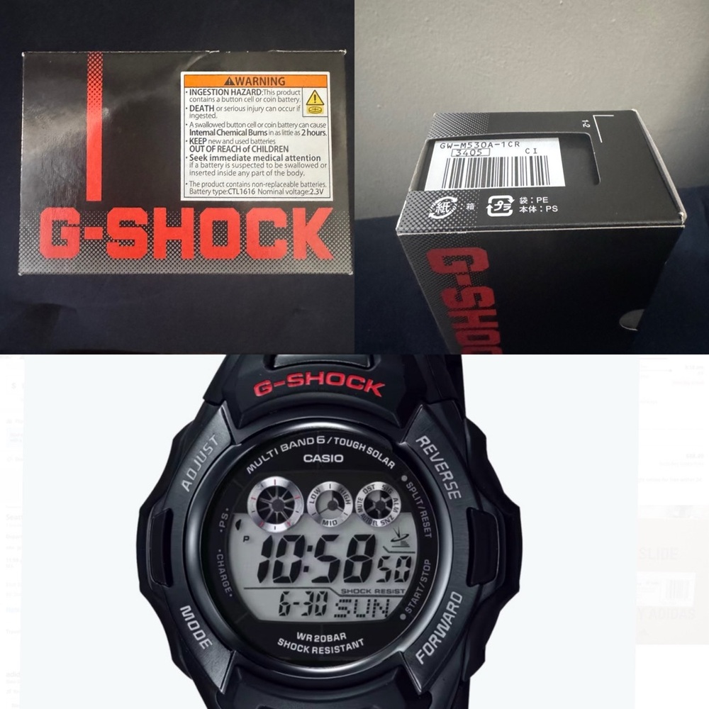 Casio solar power GW-M530A-1CR | Brand New